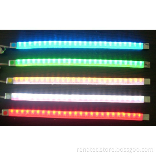 Flexible LED's Light Green (Waterproof, Frosted Milky White PVC)